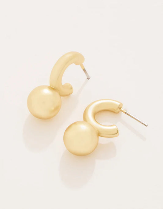 Spartina - Earrings - Chunky Ball Hoops - Findlay Rowe Designs