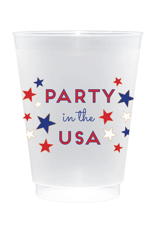 Americana Shatterproof Frost Flex Plastic Cups (Set of 10) - Findlay Rowe Designs