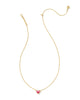 Kendra Scott - Necklace - Framed Ari Heart Gold Short Pendant - Azalea Illusion - Findlay Rowe Designs