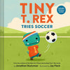 Tiny T. Rex Tries Soccer - Findlay Rowe Designs