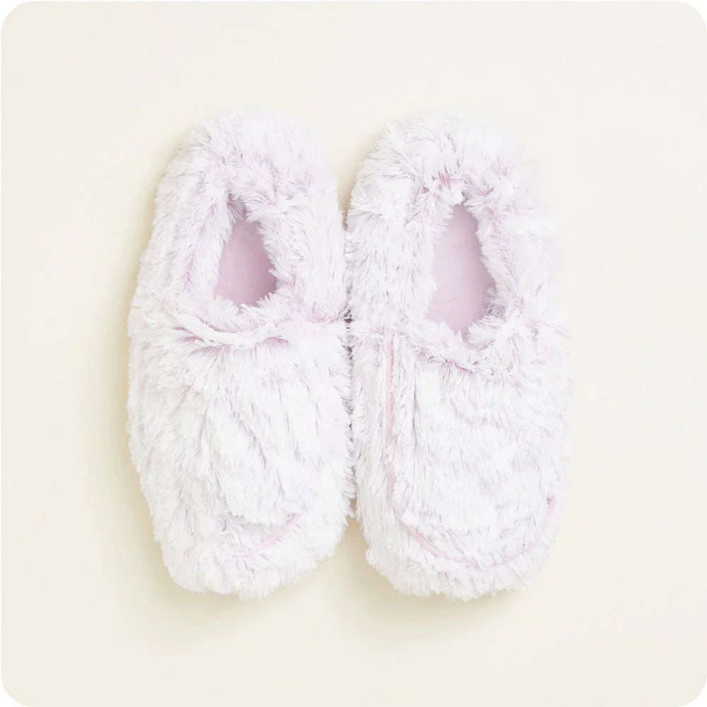 Warmies - Marshmallow Lavender Warmies Slippers