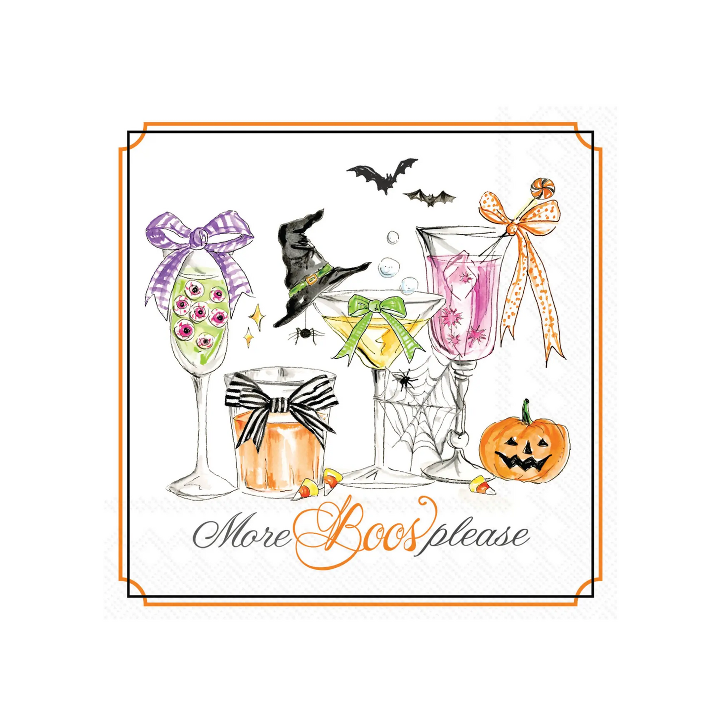 Rosanne Beck - Cocktail Napkin - Boo-sy Cocktail - Findlay Rowe Designs