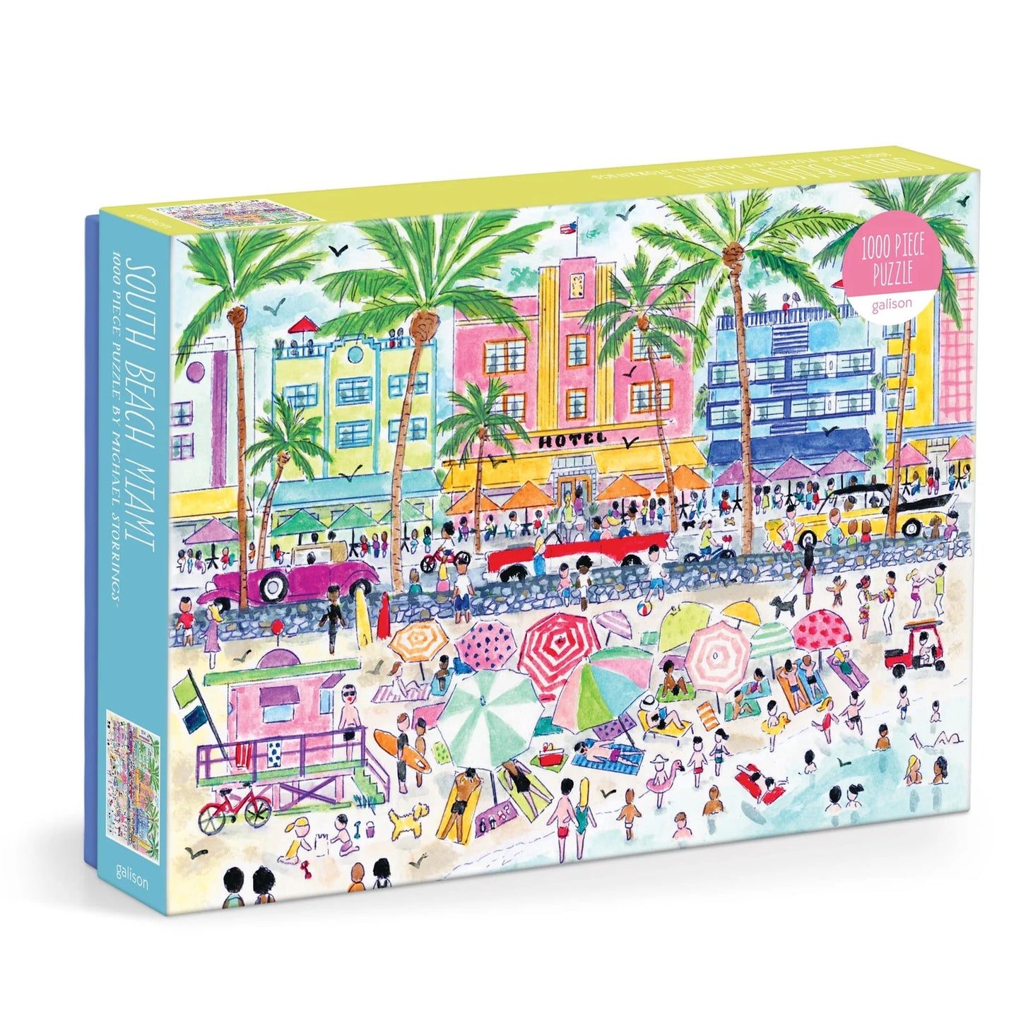 Puzzle - Michael Storrings South Beach Miami - 1000 Piece - Findlay Rowe Designs