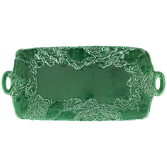 Vietri - Rectangular Platter - Fiabe Di Natale - Green - Findlay Rowe Designs