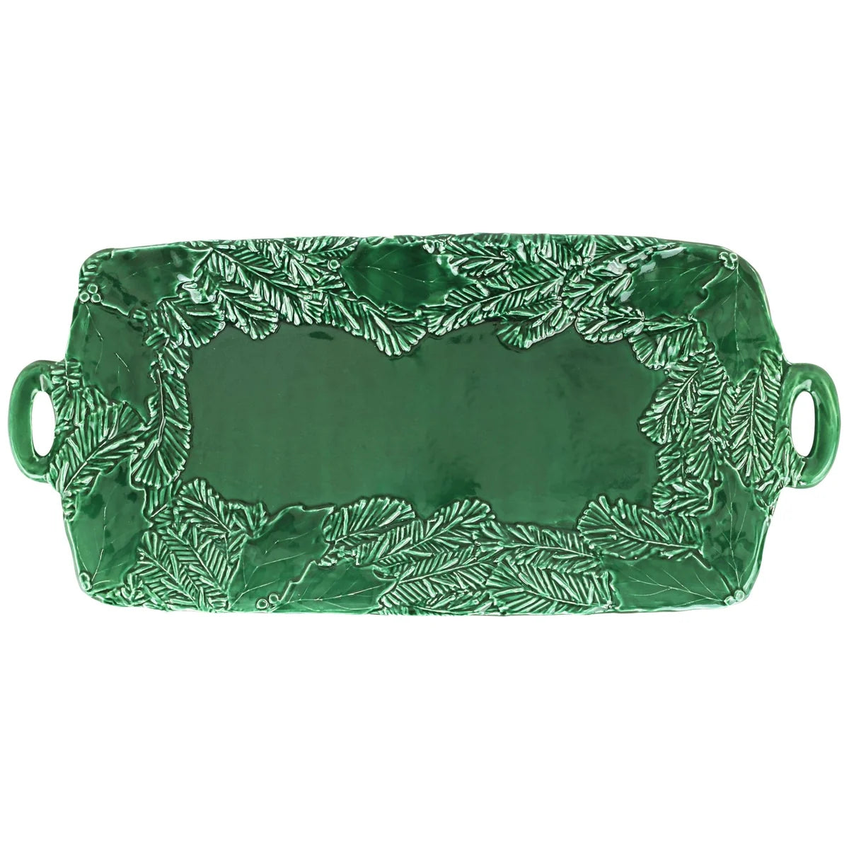 Vietri - Rectangular Platter - Fiabe Di Natale - Green - Findlay Rowe Designs