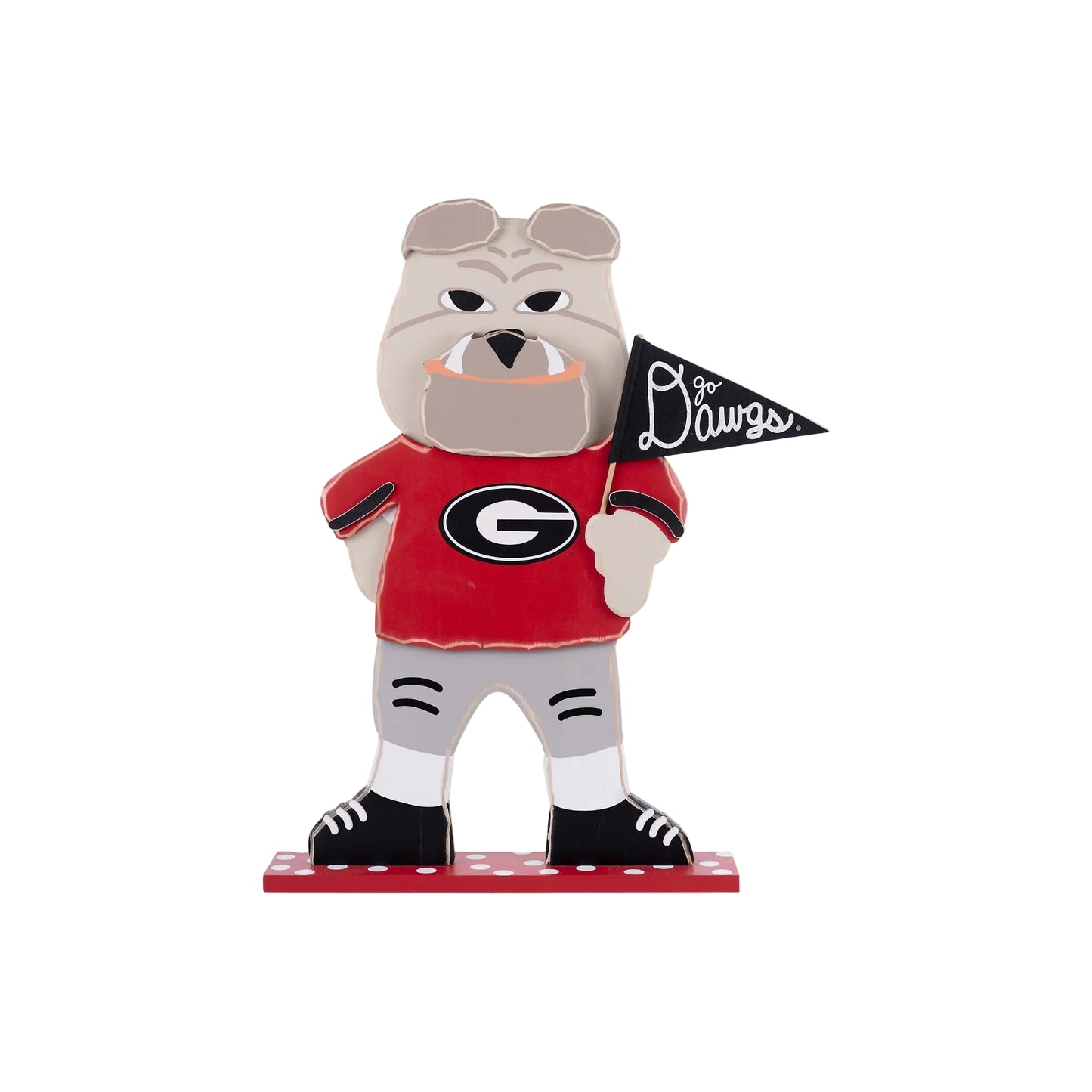 Glory Haus - Wooden Mascot - UGA - Hairy Dog - XXL