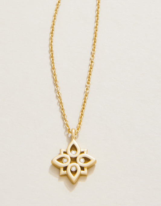 Spartina - Necklace - Sea La Vie 18in Never Give Up Lotus - Findlay Rowe Designs