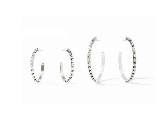 Julie Vos - Earring - SoHo Hoop - Silver