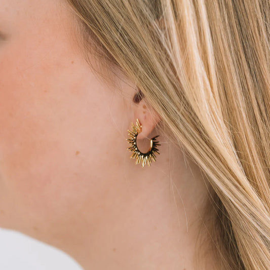 InspireDesigns - Earrings - Sunburst Post - Findlay Rowe Designs