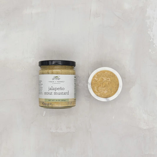 Finch and Fennel - Jalapeño Stout Mustard - Findlay Rowe Designs