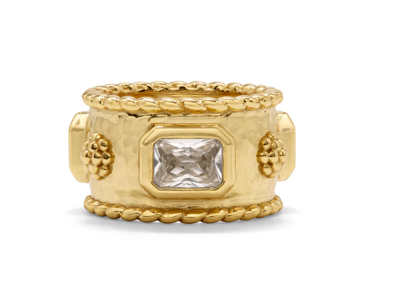 Capucine de Wulf - Ring - Berry Band - Clear Cubic Zirconia - Size 9 - Findlay Rowe Designs