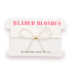 Beaded Blondes - Bracelet - Bow - Pearl - Findlay Rowe Designs