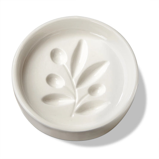 Oil and Vinegar Dipping Dish - Olive Leaf - Findlay Rowe Designs
