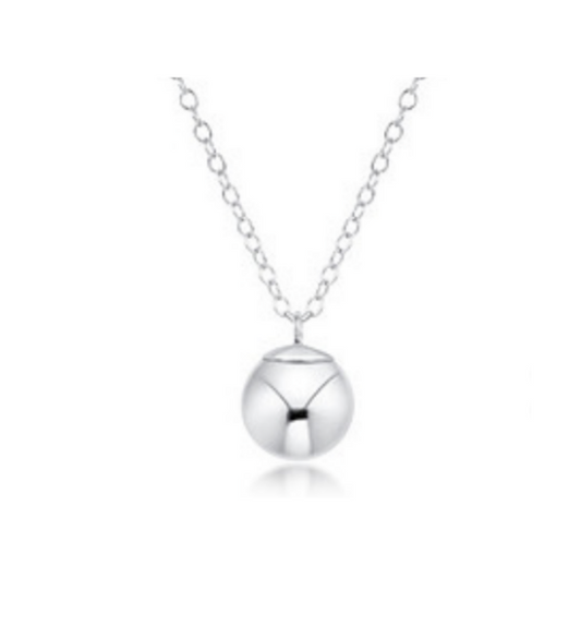 Enewton - 16in Necklace Sterling - Classic Sterling 10mm Charm - Findlay Rowe Designs