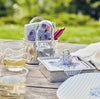 Mariposa - Beaded Napkin Box Set - Flags and Hydrangeas with Tote - Findlay Rowe Designs
