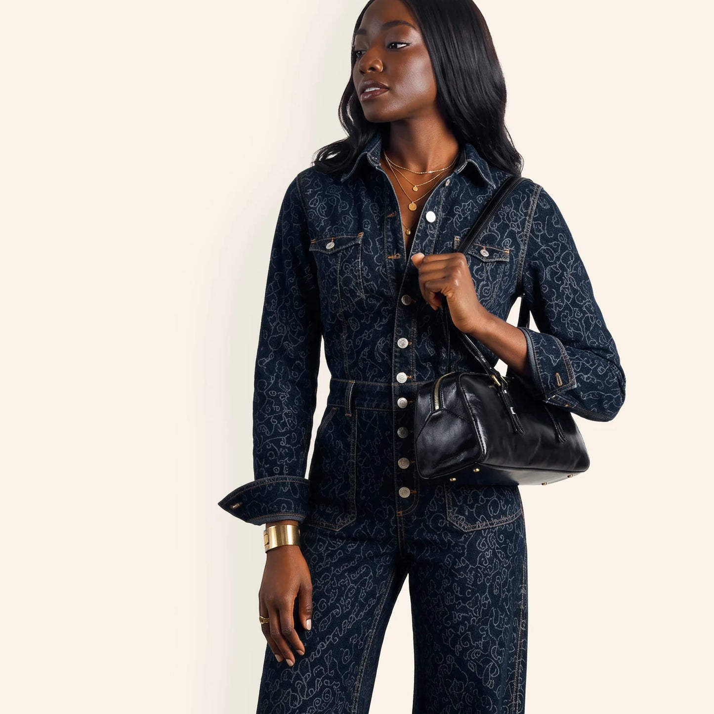 HOBO - Scottie Satchel - Black - Findlay Rowe Designs