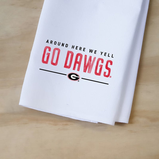 Little Birdie - Towel - Around Here GO DAWGS - Findlay Rowe Designs