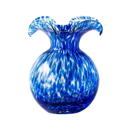 Vietri - Vase - Tortoiseshell Fluted - Cobalt - Small - Findlay Rowe Designs