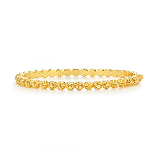 Capucine de Wulf - Bracelet - Berry Eternity Petite Hinged Bangle - Gold