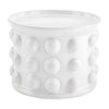 Clearance - Mud Pie - Candle Holder - White Beaded Large
