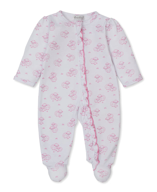 Kissy Kissy - Zip Footie - Sweet Sheep - Pink - Findlay Rowe Designs