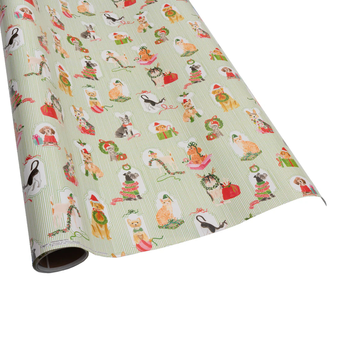 Caspari -  Gift Wrap Roll - Presenting Pets