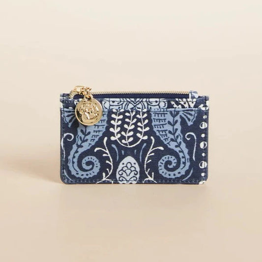 Spartina- Zip Cardholder Hamilton Sea Life