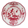 Beatriz Ball - VIDA Faenza Dinner Plate - White and Red - Findlay Rowe Designs