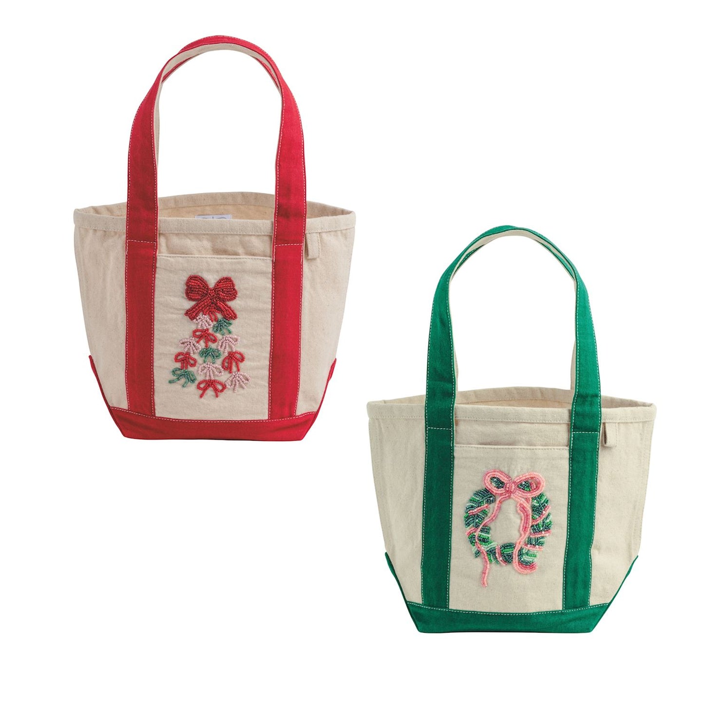 Mud Pie - Mini Tote - Holiday Beaded - Findlay Rowe Designs