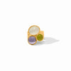Julie Vos - Ring - Cobblestone Statement - Multi-Stone Cat's Eye - Size 7 or Size 8
