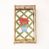 Guest Towel Napkins - Poinsettia Trellis