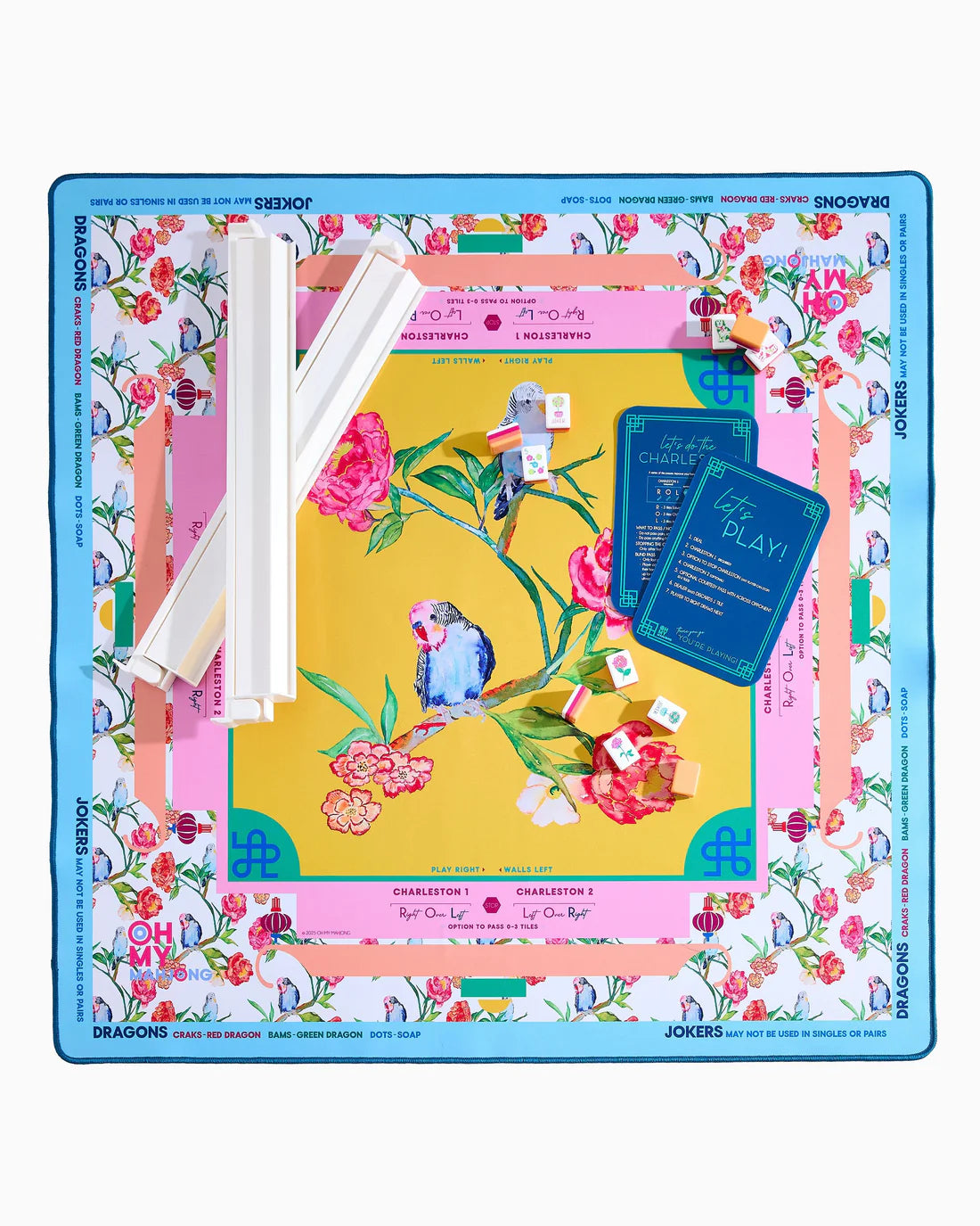 Oh My Mahjong - Mahjong Mat - Spring Fling x Brooke Wright - Findlay Rowe Designs