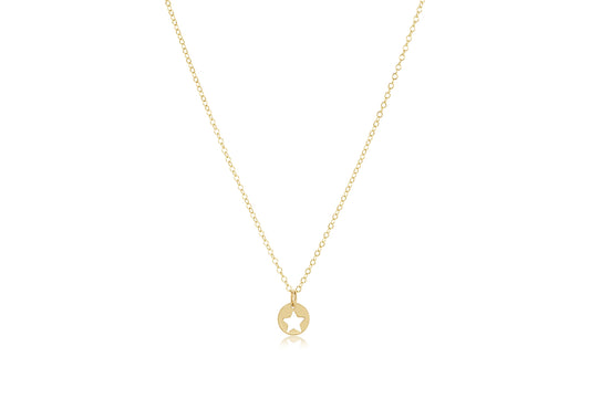Enewton - 16" Necklace Gold - Star Small Gold Disc - Findlay Rowe Designs