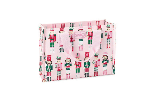 Swig - Reusable Gift Bag - Small - Sugar Plum Soldiers