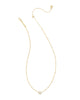 Kendra Scott - Mini Elisa Gold Satellite Short Pendant Necklace in Ivory Mother-of-Pearl - Findlay Rowe Designs