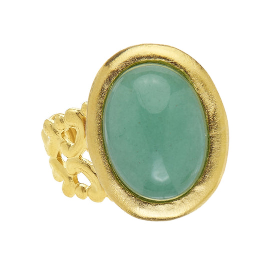 Susan Shaw - Ring - Cabochon Ring - Jade