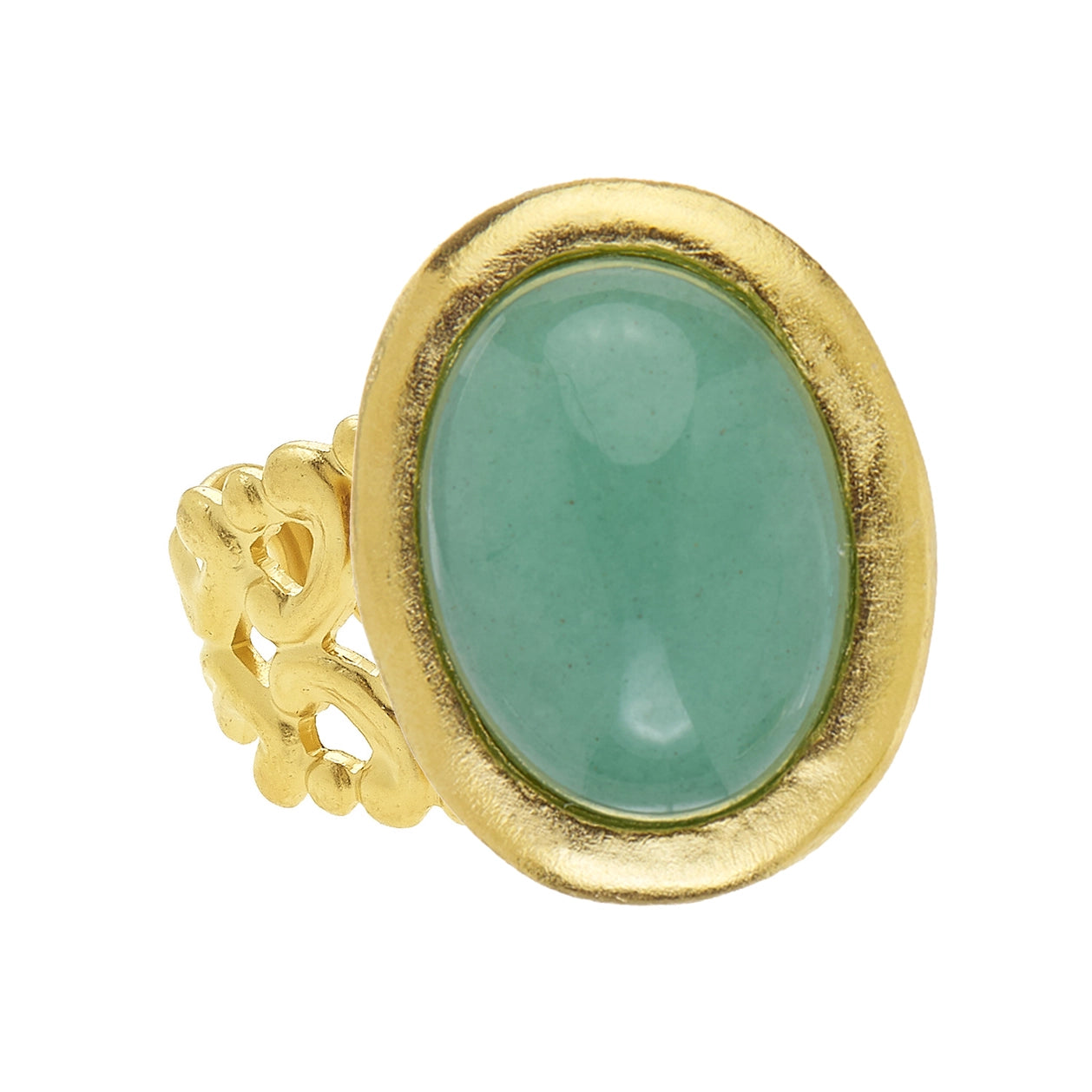 Susan Shaw - Ring - Cabochon Ring - Jade
