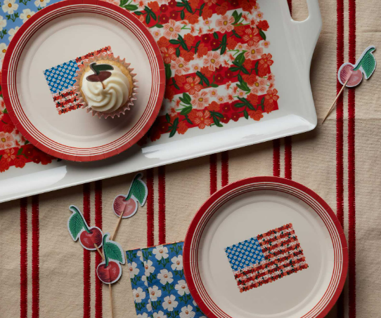 Rifle Paper Co - Melamine Serving Platter - Americana