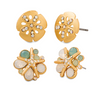Spartina - Earrings - Set of 2 Sea Stud Earrings Set Sand Dollar/Starfish - Findlay Rowe Designs