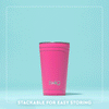 Swig - Party Cup 24oz - Gameday Gingham - Royal Blue Red - Findlay Rowe Designs