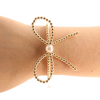 Beaded Blondes - Bracelet - Bow - Gold - Findlay Rowe Designs