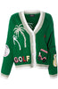 Cardigan - Embroidered Golf - Findlay Rowe Designs