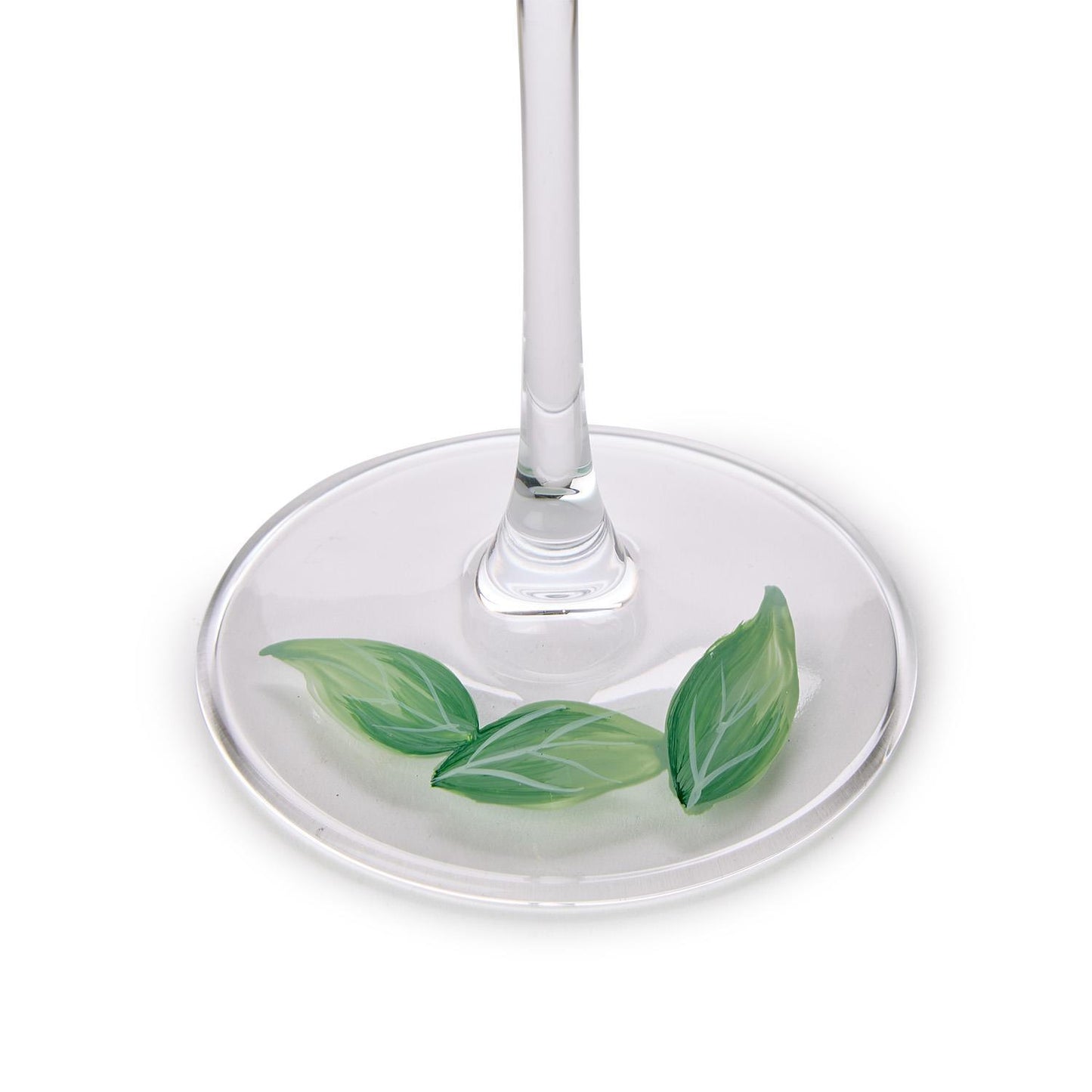 Wine Glass - Hydrangea Blue Handpainted - Findlay Rowe Designs