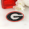Brooch - UGA G logo Crystal - Findlay Rowe Designs