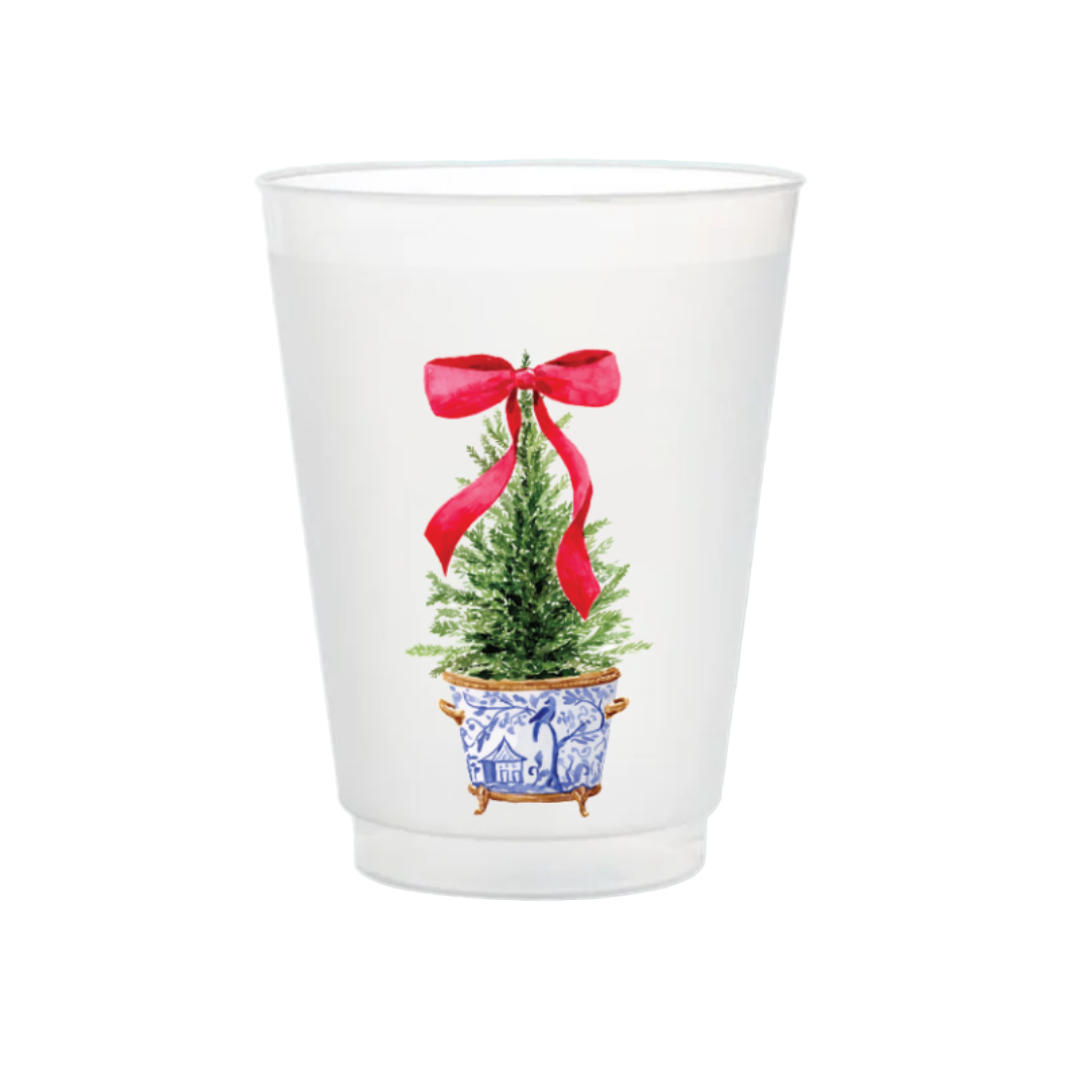 Taylor Paladino -  Frosted Party Cups - Christmas Ginger Pot