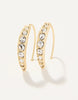 Spartina - Sparkle Arc Hoop Earrings Small Crystal - Findlay Rowe Designs