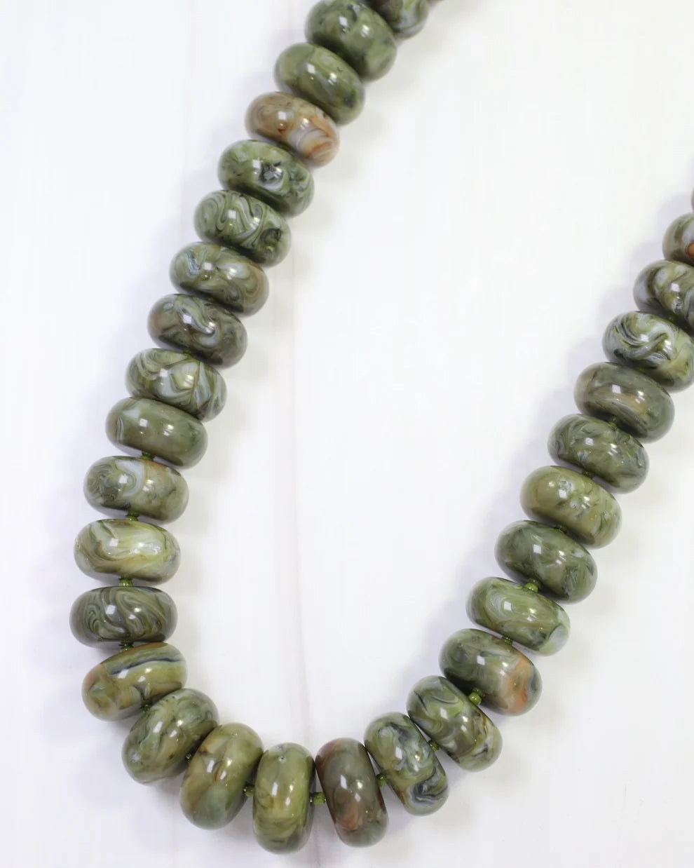 Caroline Hill - Necklace - Pipestone Marble Beaded - Findlay Rowe Designs