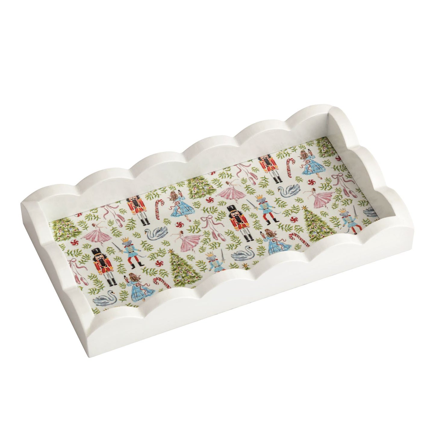 Mud Pie - Trinket Trays - Scalloped Christmas - Findlay Rowe Designs