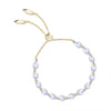 Natalie Wood- Pearl Layering Bracelet in Gold