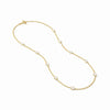 Julie Vos - Necklace - Laguna Stone Station - Aquamarine Blue - Findlay Rowe Designs